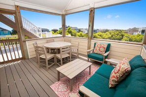 TV, fireplace, ping pong, books - Oceanside, Private Pool, ELEV, Hot Tub Rec Room, yard, SUN-SUN, WW865-This One's for You! (Corolla)
