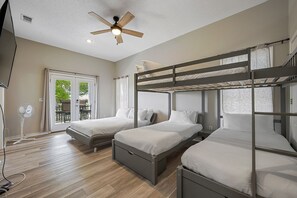 4 chambres, accès au Wi-Fi (inclus), literie fournie