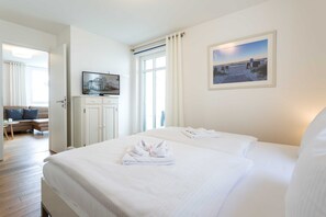 2 室のベッドルーム、WiFi、ベッドシーツ