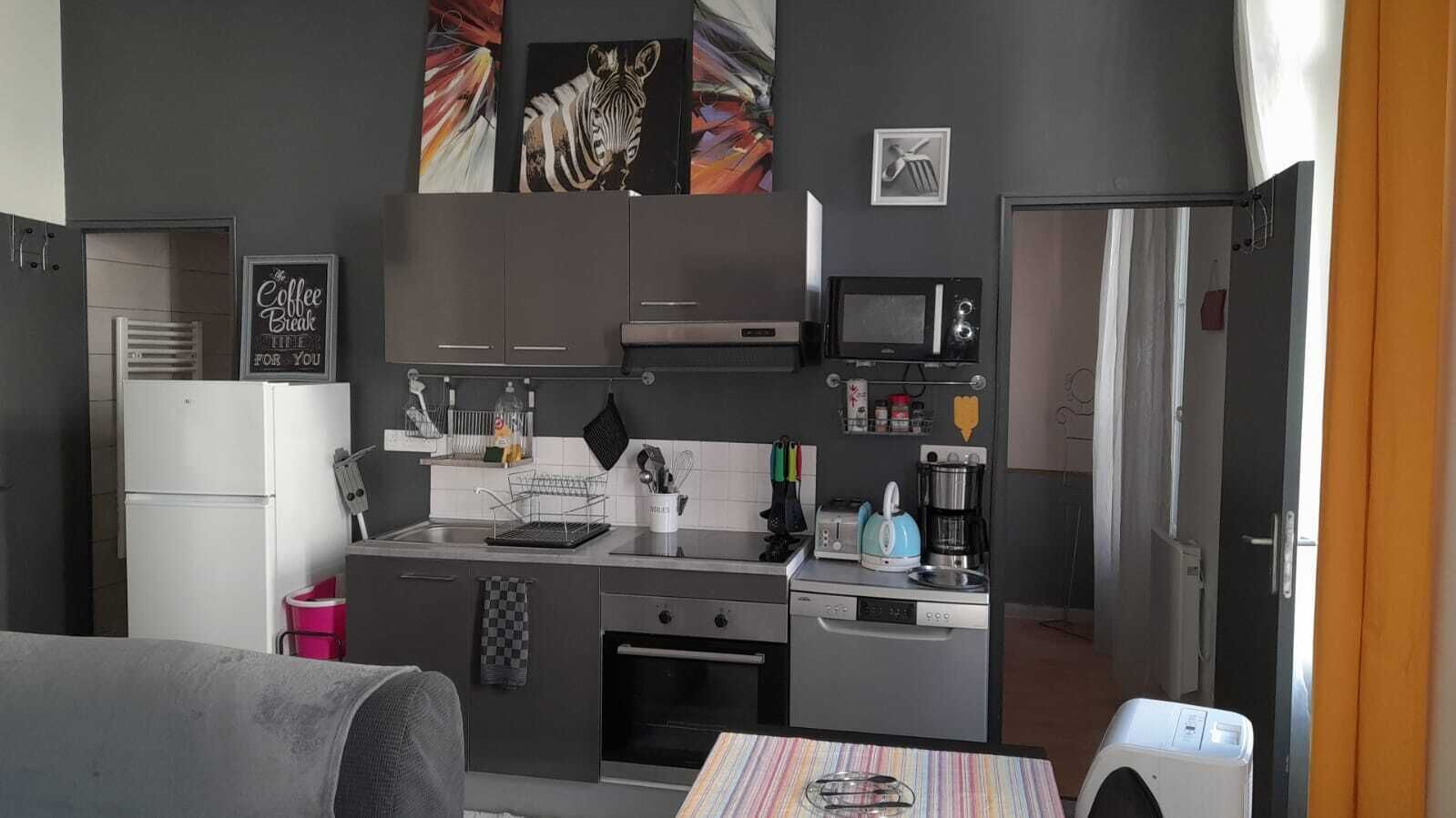 Appartement T5 haussmannien, traversant, 4 chambres, centre-ville, 10 couchages