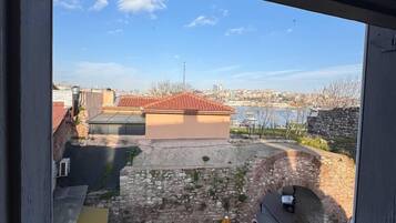 Vue sur la ville depuis l’hébergement