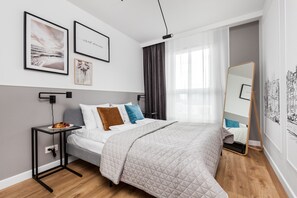 Appartement Panoramique | Literie de qualité supérieure, décoration personnalisée
