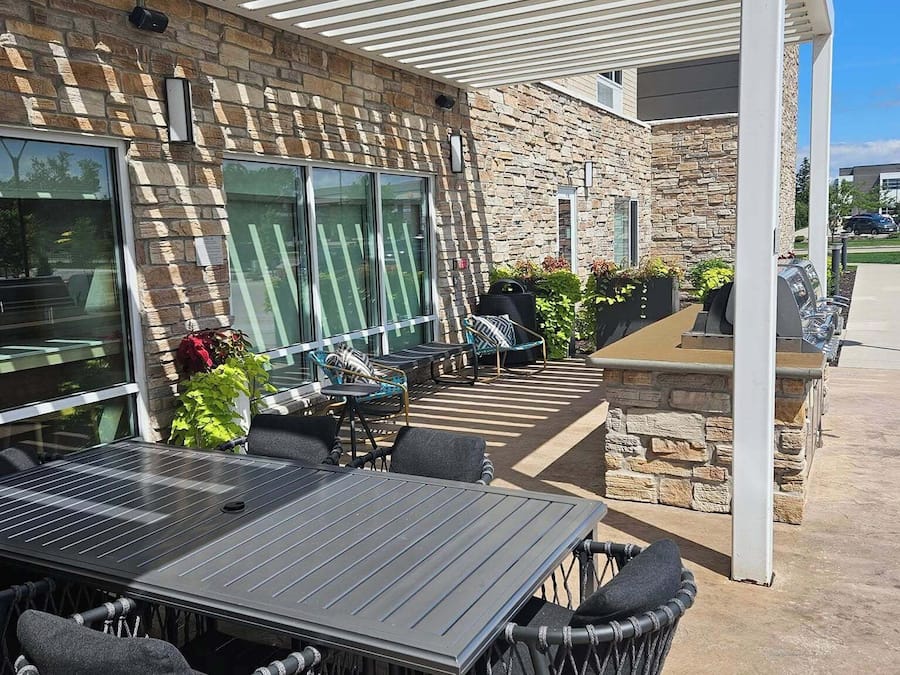 Aire de pique-nique/barbecue