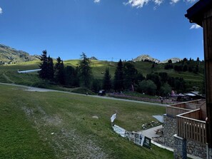 Miscellaneous - Ski-in/ski-out & foot of the slopes, 1st floor, view ski slopes, balcony, tv, ski locker, 23m² (La Plagne)