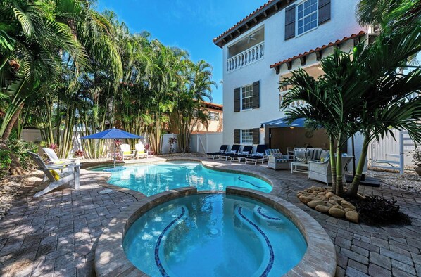 Pool - Elevated 3BR/3BA Home - Private Pool Home - By Island Real Estate Vacations (Holmes Beach)