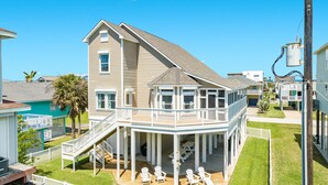 Exterior - Private West End Home, Dog Friendly, Open Deck & Large Patio - Ready for You! (Galveston)