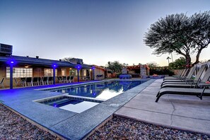 AuĂenpool, beheizter Pool