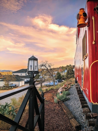 Property grounds. Stay in a REAL train car in historic Virginia City, NV!