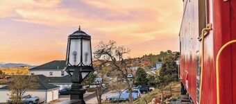 Stay in a REAL train car in historic Virginia City, NV!