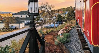 Stay in a REAL train car in historic Virginia City, NV!