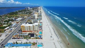 Sun loungers, beach towels