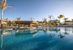 Outdoor pool, a heated pool - GRAND  MAYAN 1BR,   4/24-5/1  WEEK OF PGA AT VIDANTA VALLARTA (Nuevo Vallarta)