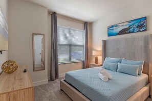 4 多间卧室、熨斗/熨衣板、WiFi、床单