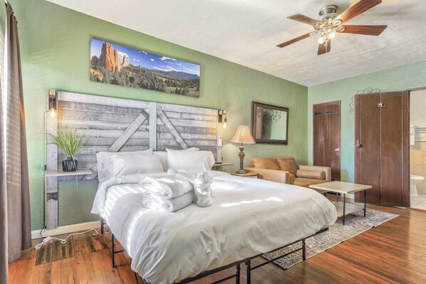 1 quarto, roupa de cama