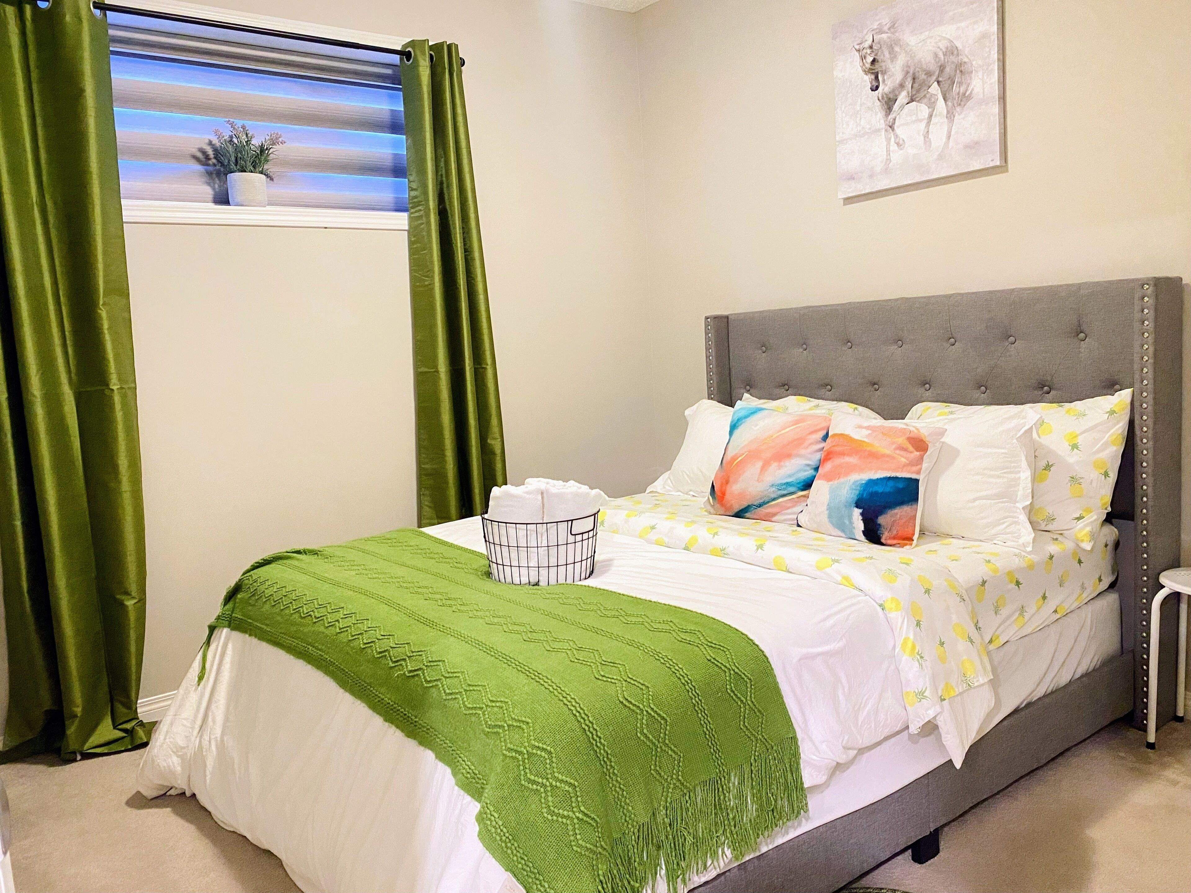Newly Built and Cheerful 1-Bedroom Suite