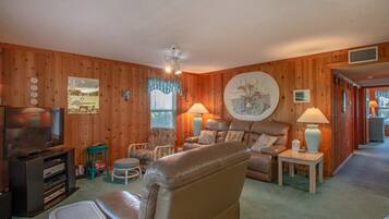 Télévision, lecteur de DVD, vidéothèque, chaîne hi-fi