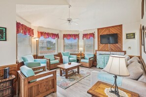 TV, video games, DVD player, stereo