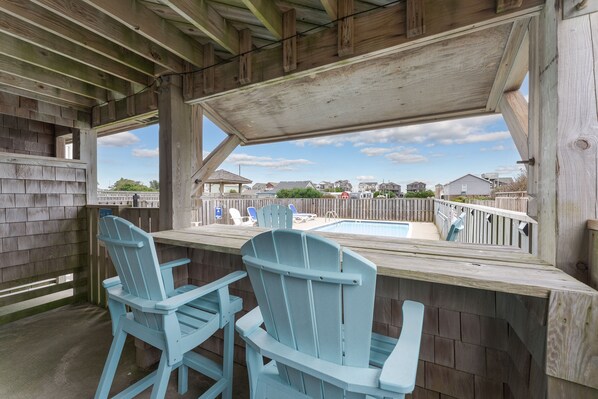 Baignoire à remous extérieure