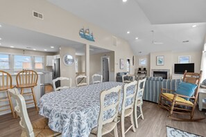 Dining - 7219- C-Waves, Salvo Beach House | Pool, Hot Tub & Walk to Beach (Salvo)