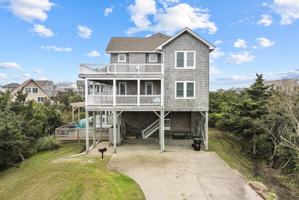 Exterior - 7219- C-Waves, Salvo Beach House | Pool, Hot Tub & Walk to Beach (Salvo)