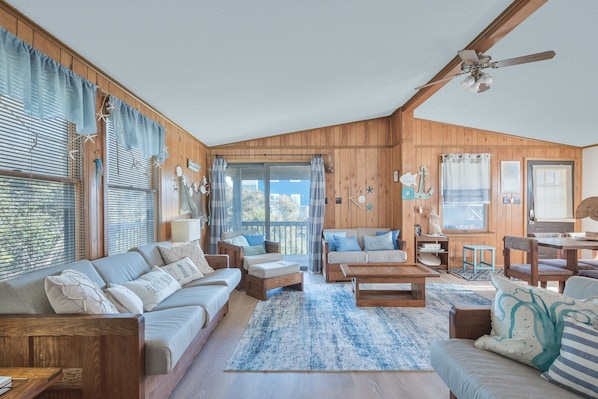 Televisión de pantalla plana, reproductor de DVD y videoteca 