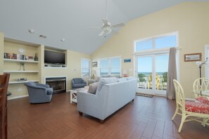Flat-screen TV, fireplace, foosball - 5458- Pier 1 Retreat, Oceanfront | Nags Head | Sleeps 16 (Nags Head)
