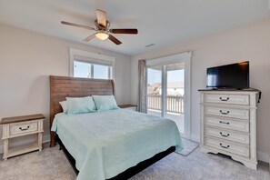 4 bedrooms, Internet, bed sheets - 4740- August's Summer Place, Kitty Hawk home with Hot Tub, Gas Fireplace, Sun Decks, and more (Kitty Hawk)