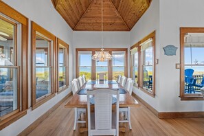 Dining - 2410 - Come Sail Away, Duck spacious oceanfront rental minutes from great local dining (Duck)