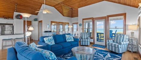 TV, DVD player, books