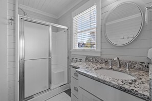 Shower, towels