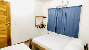 2 bedrooms, hypo-allergenic bedding, individually decorated