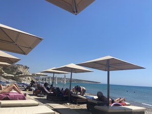 Beach - Beautiful detached villa with private pool. Sea & mountain views (Pissouri)