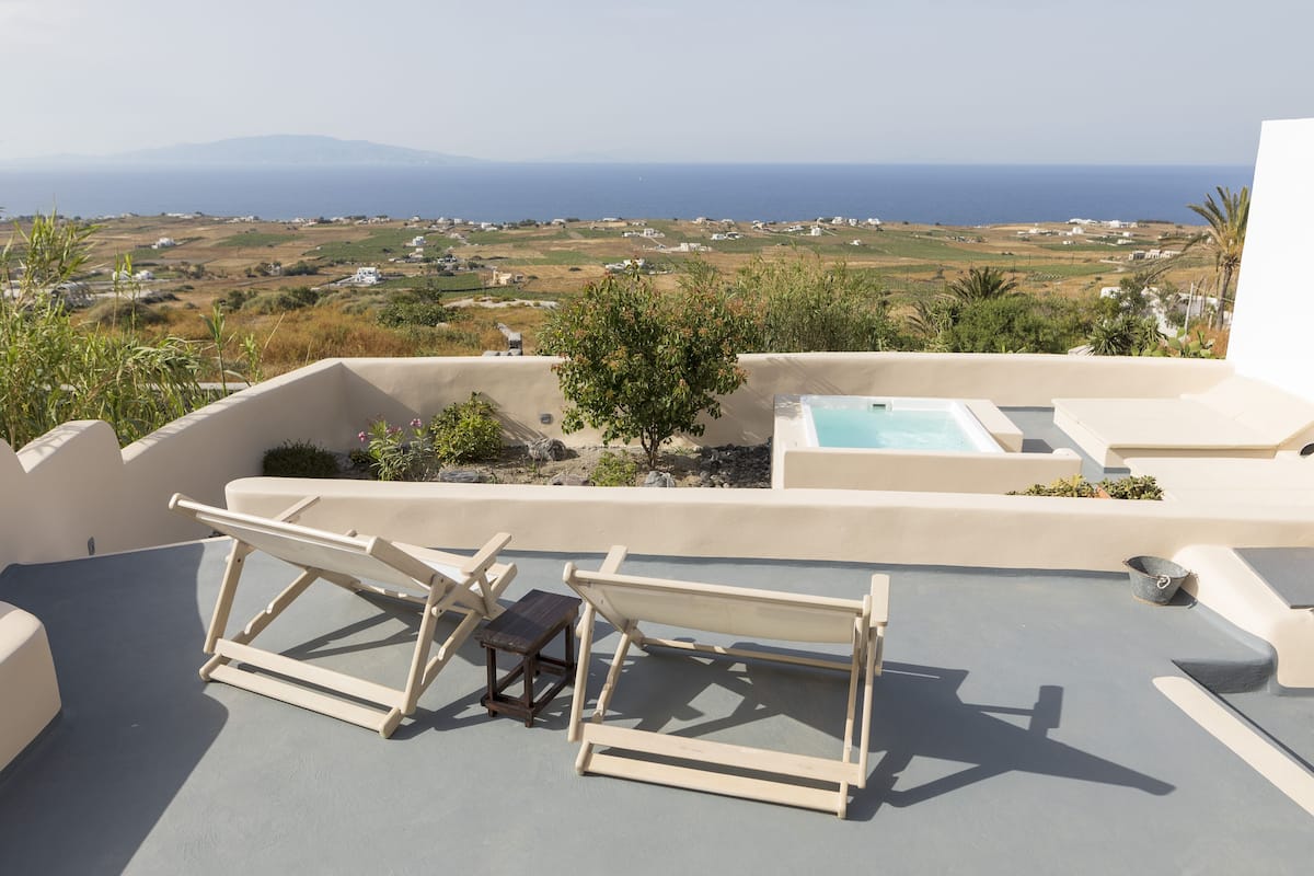 Sea View Apartment with outdoor hot tub | Terrace/patio
