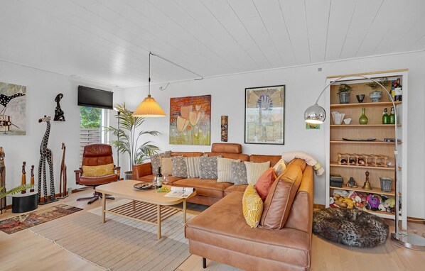 TV connectée, cheminée