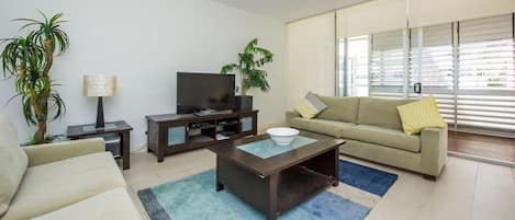 Televisión y reproductor de DVD