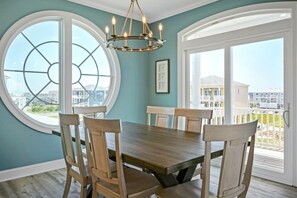 Dining - Heels in the Sand at Ocean Isle beach, Custom home with Heated Pool and Elevator (Ocean Isle Beach)