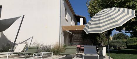 Piscine extérieure, piscine chauffée