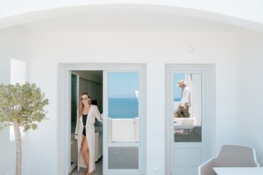 Suite – deluxe, sjøutsikt | Terrasse/patio