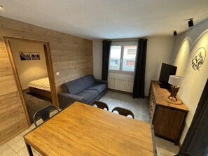 Interior - 50m from shops, 1st floor, sauna, balcony, ski locker, 41m², Valloire (Valloire)