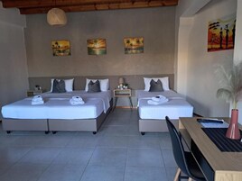 Comfort Triple Room | Laptop workspace, blackout drapes, soundproofing, iron/ironing board