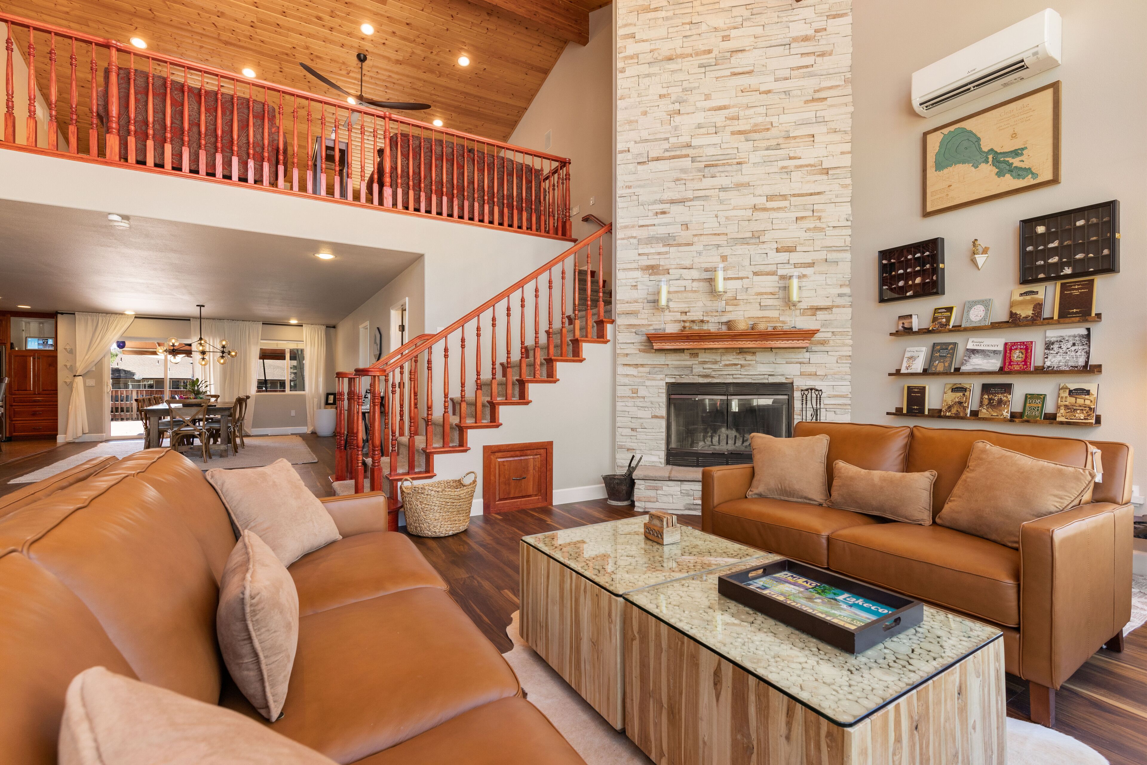 ♛ Stunning Lake House Smart Home w/ Boat Dock, Sauna, & Steam Shower + More ♛