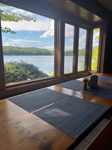 Secluded lakefront cottage with private beach LAKES REGION, DENMARK MAINE