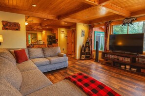 تلفزيون ذكي، مدفأة، مشغل دي في دي، مكتبة فيديو