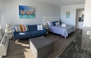 1 bedroom, iron/ironing board, WiFi, bed sheets - Family friendly studio with sound, beach, and pool access (Atlantic Beach)