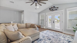 TV connectée, cheminée