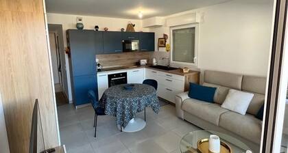 Apartment near the village and 2 km from the beach