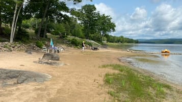 Beach nearby, sun-loungers
