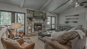 House, 3 Bedrooms | Living room - Majestic by Nature By Escape to Blue Ridge (Morganton)