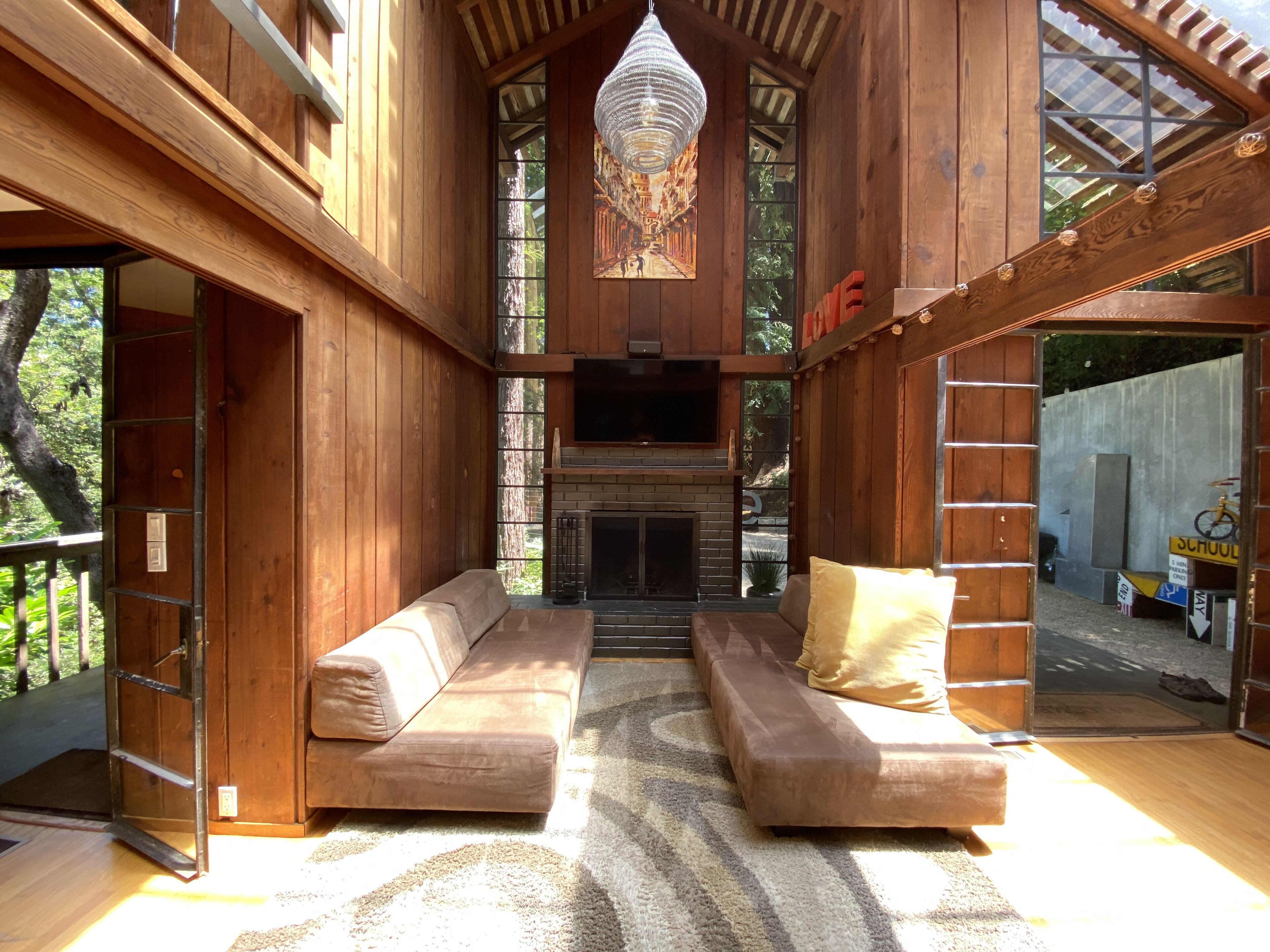 Mill Valley History, Original Redwood House, new to VRBO