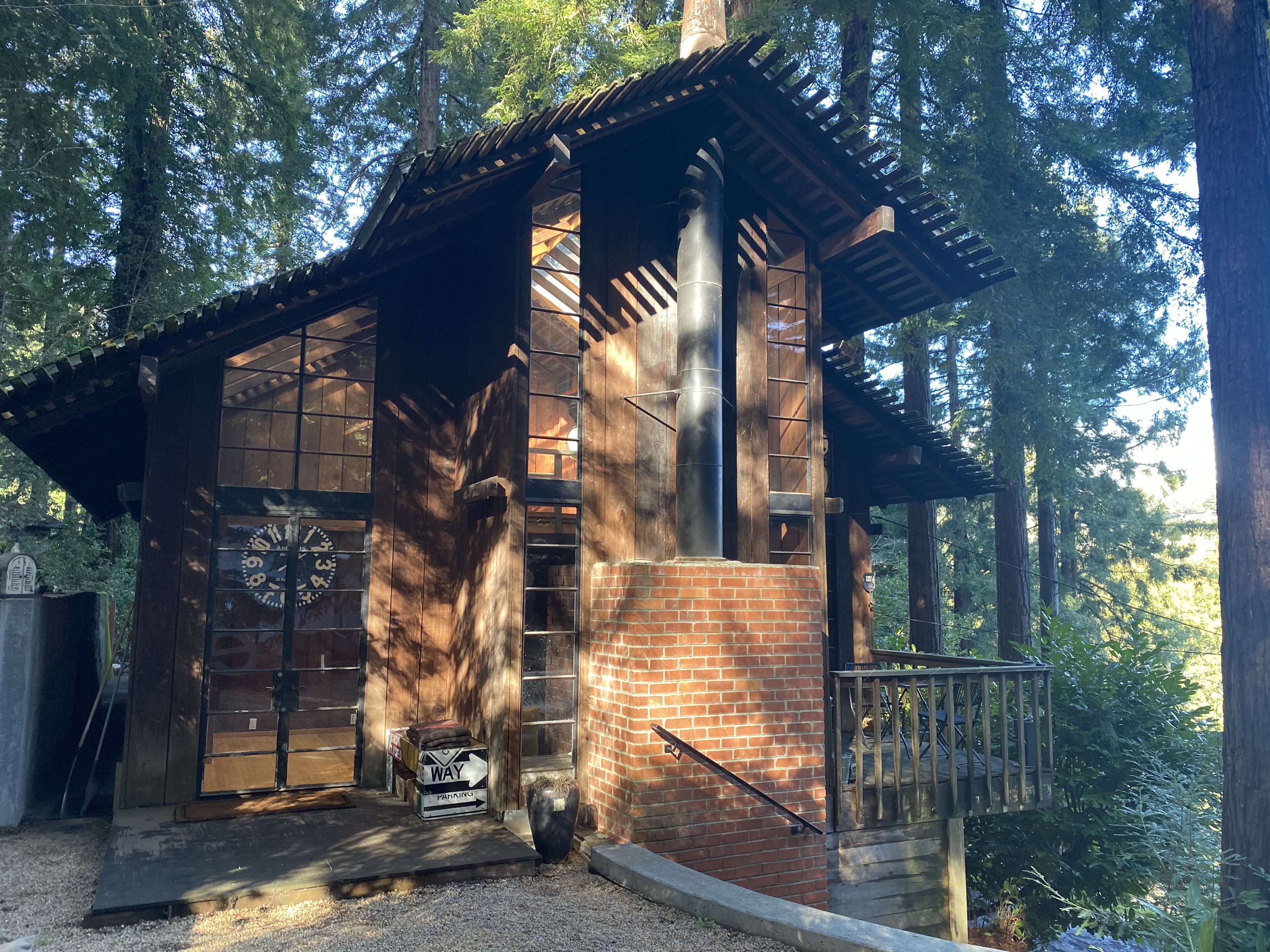 Mill Valley History, Original Redwood House, new to VRBO